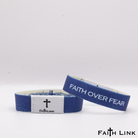 Daily Bible Verse Bracelet – Faith Link Daily Bible Verse Bracelet – Tap Phone for Daily Bible Verse - Waterproof, Reversible, and Stitched with an Inspirational Message
