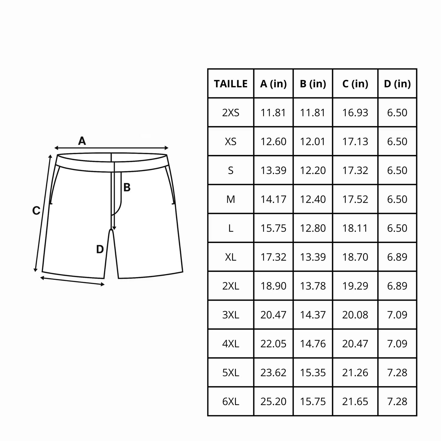 Short De Bain Drapeau Pays De Galles